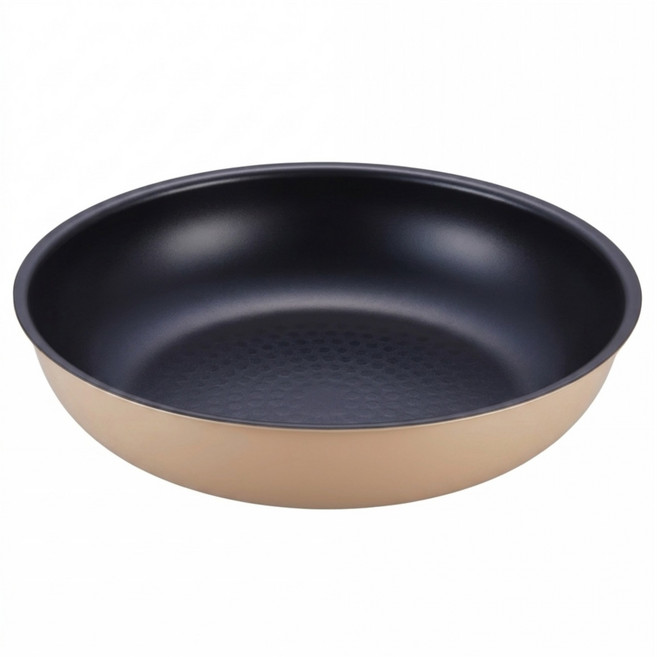 Warakutei 和樂亭 日本竹原 可拆式IH平底鍋 28cm, 米色, 1個