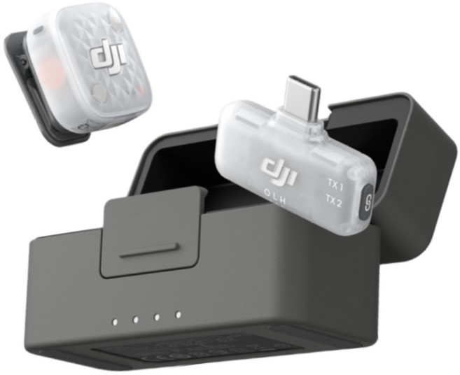 DJI 大疆創新 DJI MIC MINI 2S 無線麥克風 手機版 1v1 含充電盒 四發一收 超輕巧 白色