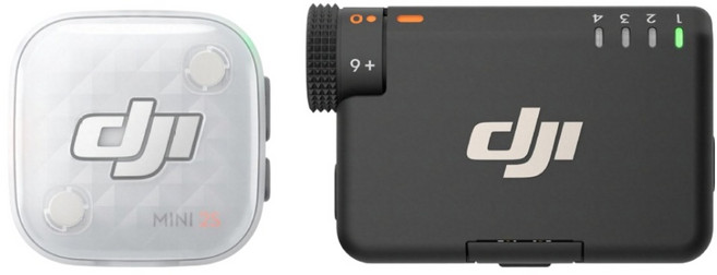 DJI 大疆創新 MIC MINI 2S 無線麥克風 通用版 1v1 四發一收 超輕巧 白色