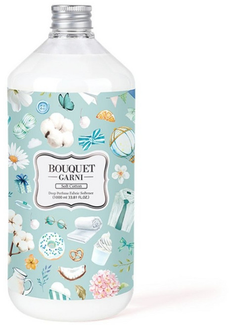 BOUQUET GARNI 衣物香氛柔軟精 棉花香, 1個, 1L
