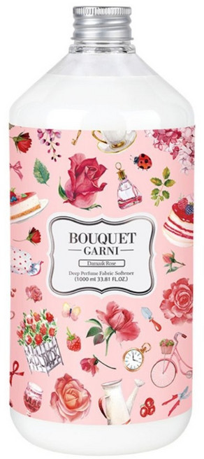BOUQUET GARNI 衣物香氛柔軟精 大馬士革玫瑰, 1個, 1L