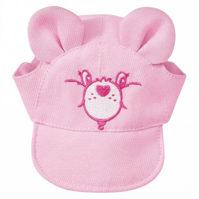 Care Bears 正版授權 寵物透氣遮陽帽, 粉紅色, 1個