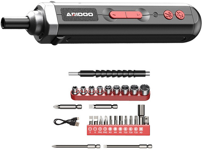 ARIDOO 德國艾銳盾 多功能電動螺絲起子組/充電式螺絲刀套組, 1套