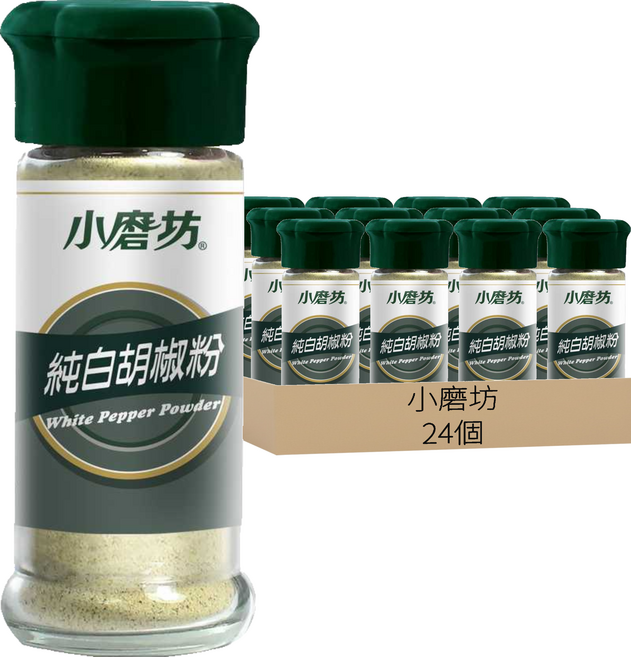 小磨坊 純白胡椒粉, 30g, 24個