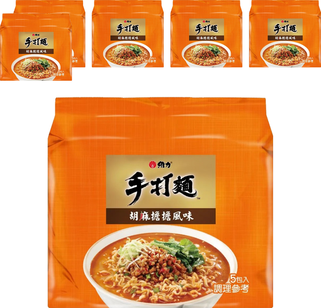 維力 手打麵 胡麻擔擔風味 85g, 30包
