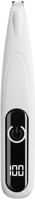 YUNMI LED燈寵物修毛器 貓狗可用, 白色, 1個