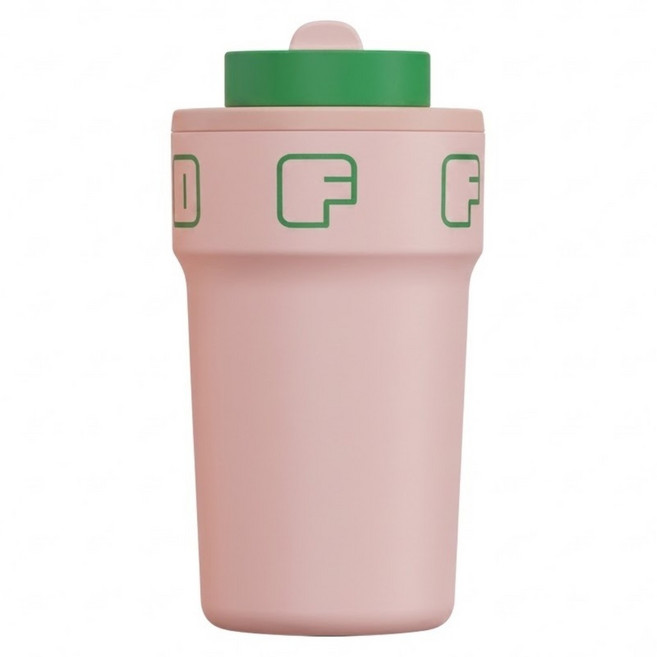 Vira 手提保溫保冰咖啡杯, 粉色, 1個, 550ml