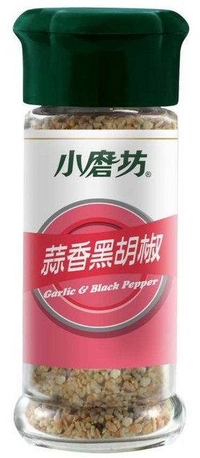 小磨坊 蒜香黑胡椒, 32g, 1個