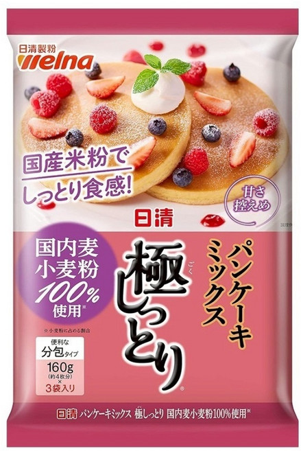 welna 日清製粉 極濕潤鬆餅製粉, 480g, 1個