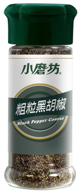 小磨坊 粗粒黑胡椒, 30g, 1個