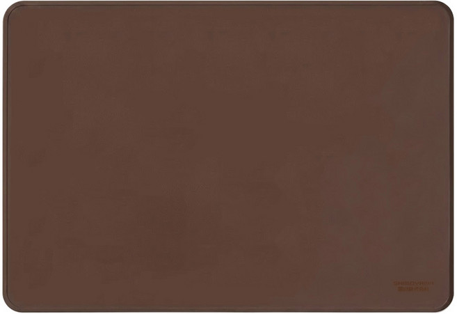 SHIMOYAMA 長方形矽膠不沾黏揉麵墊 50 x 38 cm 烘焙墊 深棕 1個
