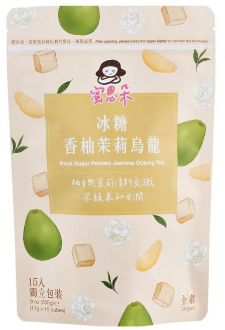 蜜思朵 冰糖香柚茉莉烏龍, 17g, 1套, 15個裝