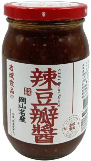 CHEER BEAN 志斌食品 岡山辣豆瓣醬, 460g, 1個