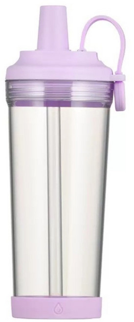 bebehome Tritan磁吸吸管運動水壺/大容量飲料水壺, 薰衣草紫, 1個, 850ml