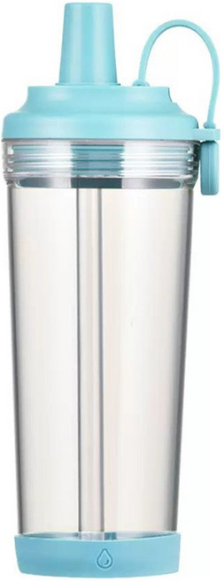 bebehome Tritan磁吸吸管運動水壺/大容量飲料水壺, Tiffany藍, 1個, 850ml