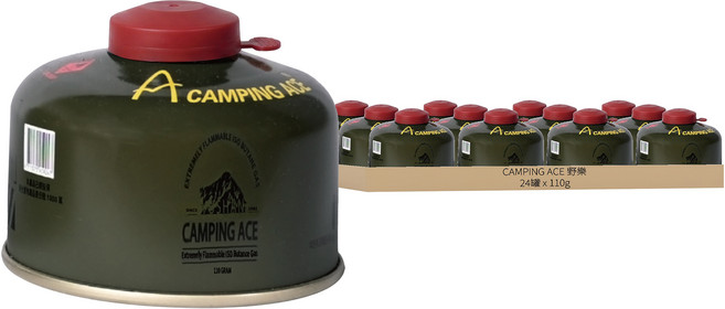 CAMPING ACE 野樂 高山瓦斯罐 ARC-9118 24罐, 110g, 1箱