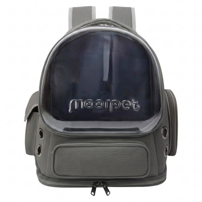 Moorpet 透氣外出包 10孔, 灰色, 1個
