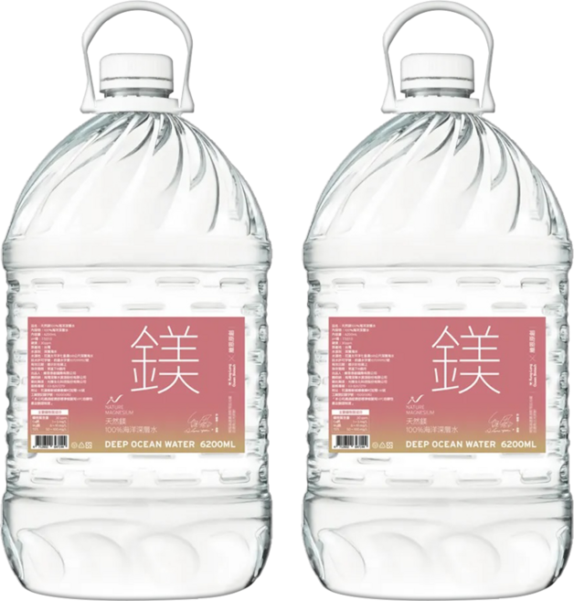 天然鎂 海洋深層水, 2個, 6.2L