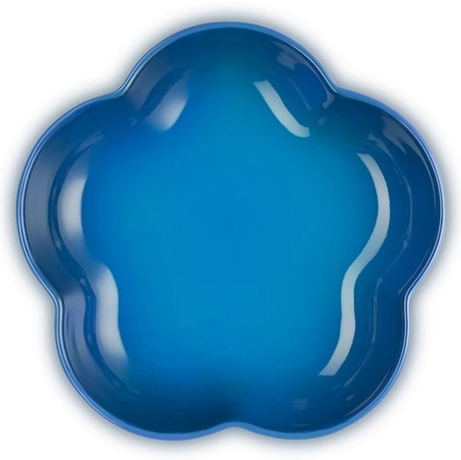 LE CREUSET 花型盤 馬賽, 藍色, 1個