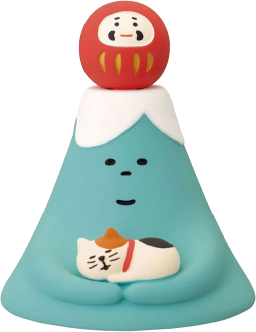 DECOLE 開運富士山, 達摩睡貓