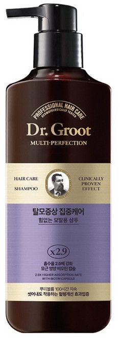 Dr.Groot 健髮專家 多效護理健髮洗髮精 蓬盈, 1件, 400ml