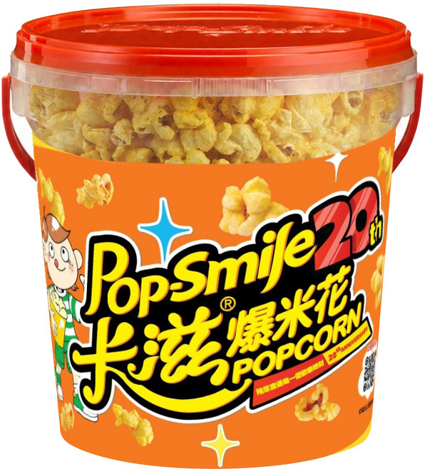 Pop-Smile 卡滋 爆米花 巧達起司 甜, 150g, 1個