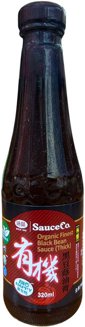 味榮 有機黑豆蔭油膏 極釀, 1個, 320ml