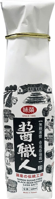 味榮 國產無糖添加薄鹽黑豆蔭油露, 1個, 320ml