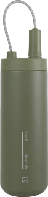 WOKY 沃廚 純鈦遛遛杯, 森植綠, 1個, 750ml
