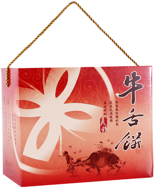 美雅 宜蘭牛舌餅懷舊禮盒 蜂蜜 5包 + 黑糖 5包, 770g, 1套