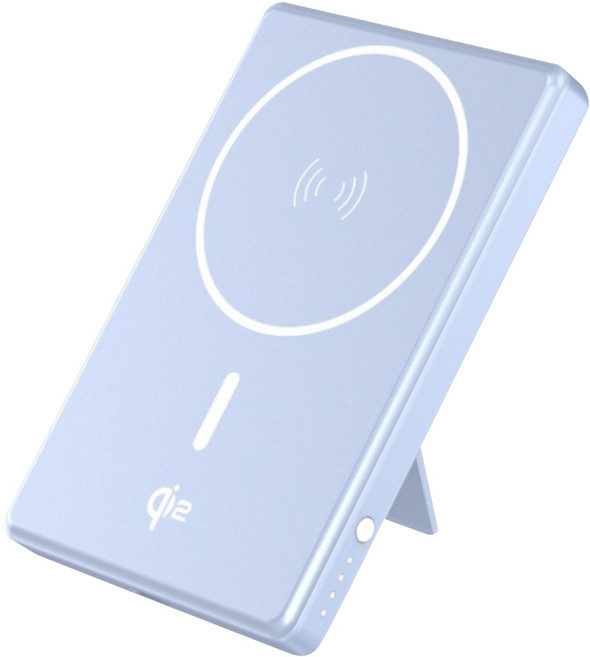 PHILIPS 飛利浦 Qi 2.0 行動電源 5000mAh Type-C, 霧藍色, DLP2560Q