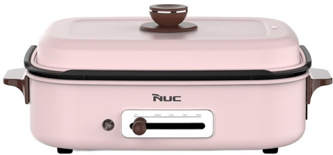 NUC 多功能電烤盤 霧麵粉, NMG-303K