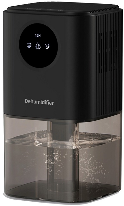 Dehumidifier 家用半導體冷凝除濕機 炫彩氛圍燈除潮乾燥機 防潮抽濕機 空氣清淨機 黑色, NF-006A(7A)