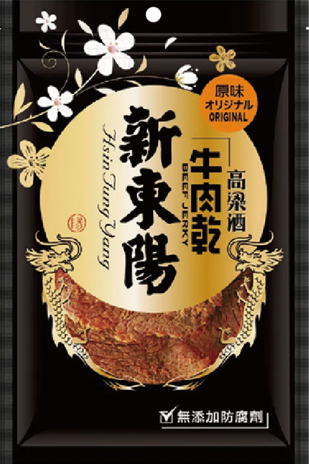 新東陽 高粱酒原味牛肉乾, 120g, 1個