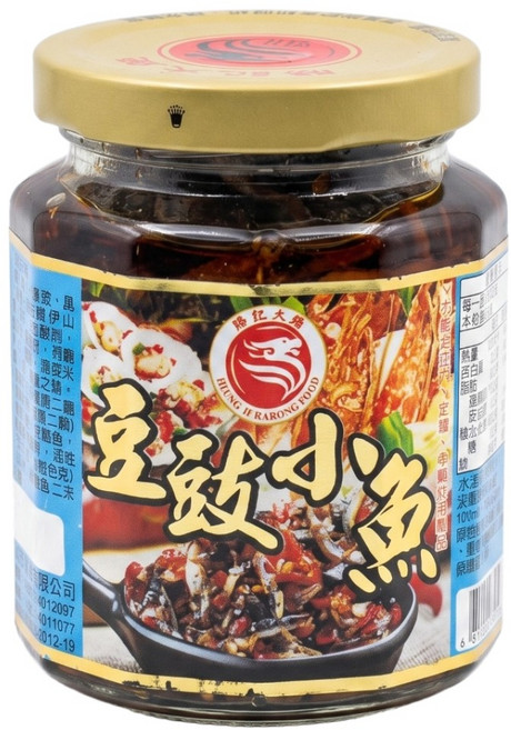 勝記大榮 豆豉小魚, 240g, 1個