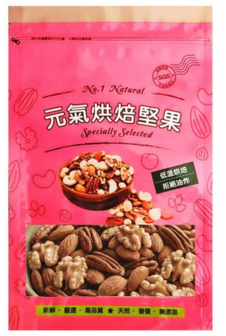 Vitality life 品鮮生活 桃桃果綜合堅果, 600g, 1個