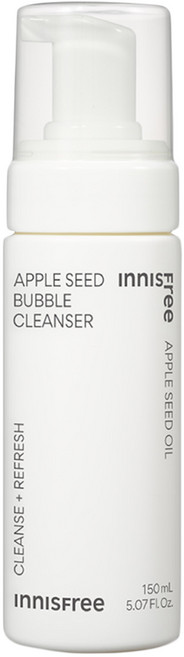 INNISFREE 台灣公司貨 蘋果籽泡泡潔面乳, 1個, 150ml