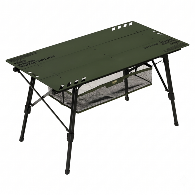 CARGO container 工業風拼接式折疊桌, 軍綠色