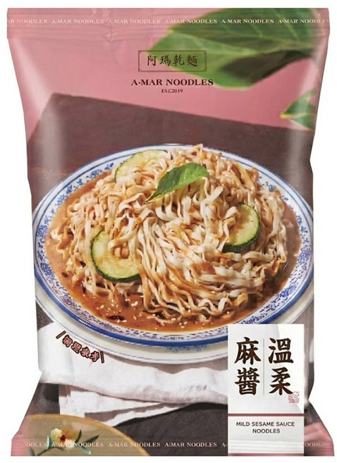 A-MAR NOODLES 阿瑪乾麵 溫柔麻醬, 1包
