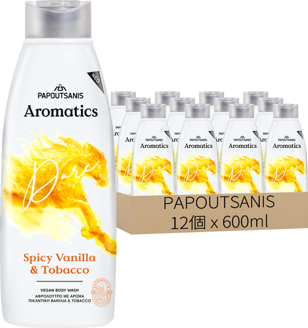 Aromatics 維他命E保濕沐浴露 煙燻香草, 12個, 600ml