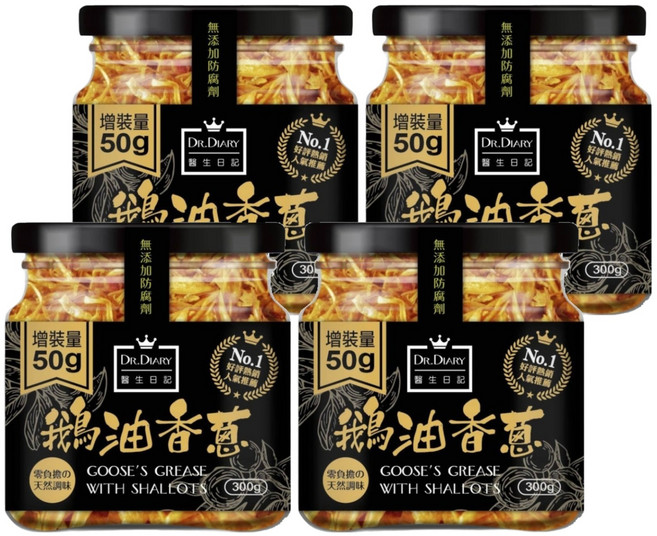 DR.DIARY 醫生健康日記 香蔥鵝油, 300g, 4個