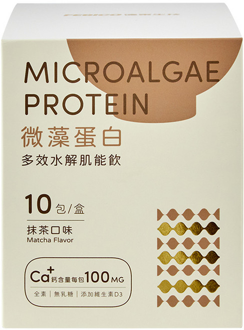 FEBICO 遠東生技 微藻蛋白多效水解肌能飲 抹茶口味, 250g, 1盒