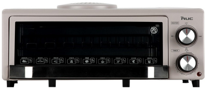 NUC 直火烤魚烤箱 燕麥米色, NOF-700K