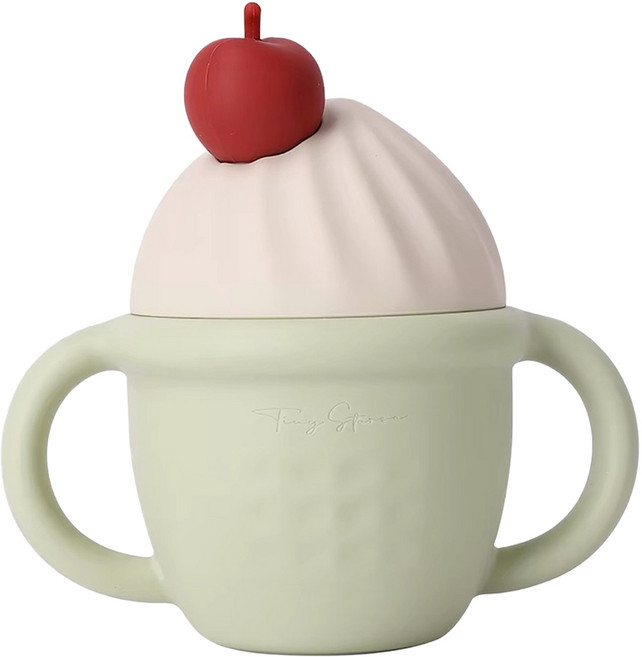 Tiny Starse 冰淇淋水杯 薄荷奶綠, 綠色, 1個, 150ml