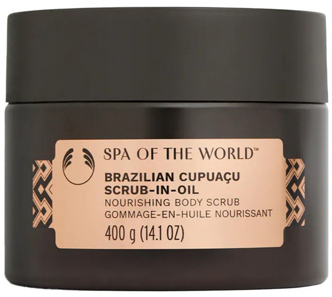 THE BODY SHOP 美體小舖 台灣公司貨 巴西SPA古布阿蘇身體磨砂膏, 400g, 1個