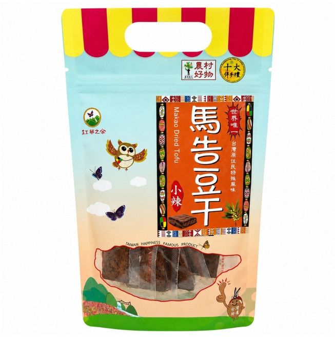 紅藜之家 馬告小辣豆干 7片, 119g, 1個