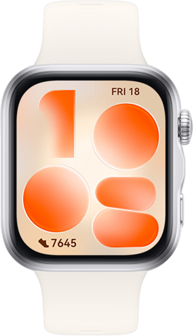 HUAWEI 華為 WATCH FIT 5, 悅動白, 4.62cm, GPS + 藍牙