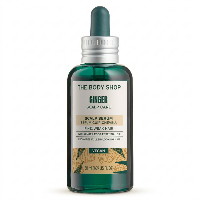 THE BODY SHOP 美體小舖 台灣公司貨 薑根頭皮調理精華, 1個, 50ml