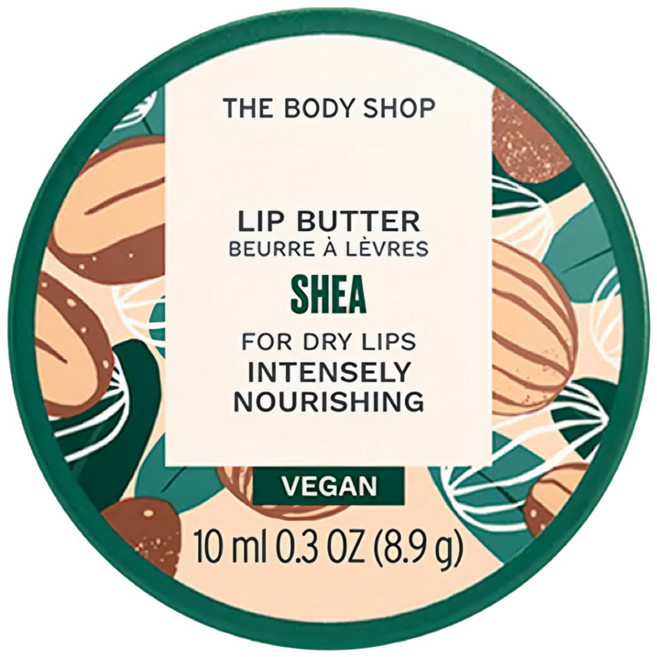 THE BODY SHOP 美體小舖 台灣公司貨 修護唇部滋養霜, 1個, 10ml, 乳油木果