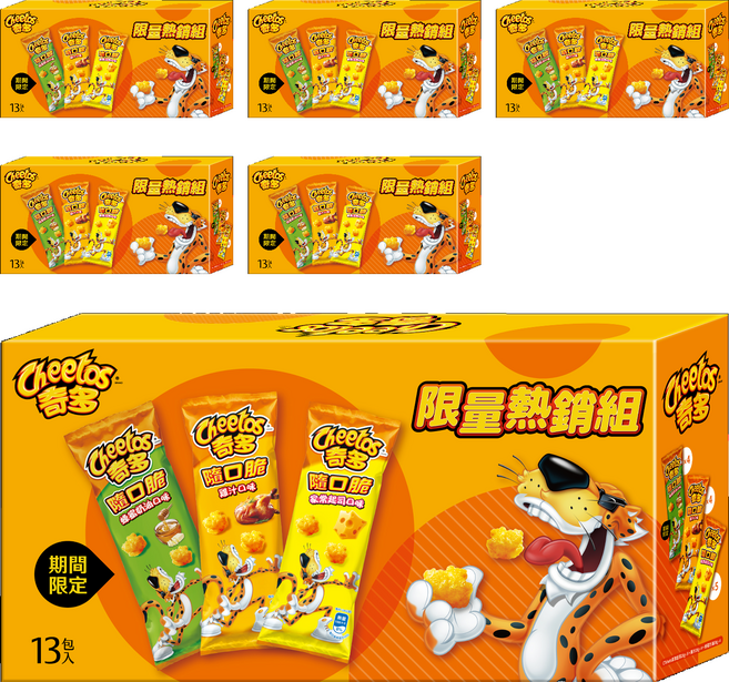 Cheetos 奇多 隨口脆玉米脆組, 364g, 6個